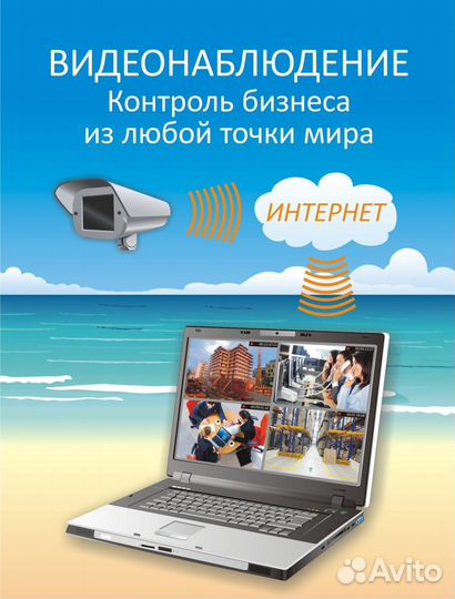 Установка видеонаблюдения, интернета в частный дом