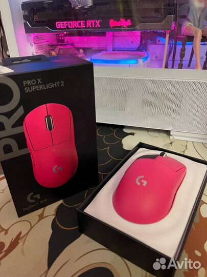 Logitech g pro x superlight 2 pink