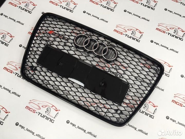 Решётка на Audi Q7 06-15гг. RSQ7 дизайн 2