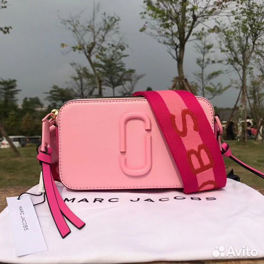 Сумка Marc jacobs snapshot розовая