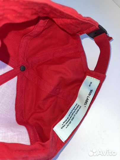 Бейсболка off-white