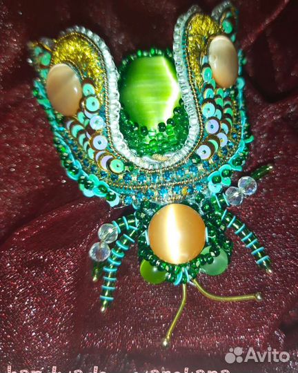 Брошь ручная работа