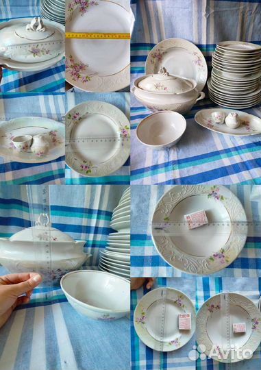 Сервиз столовый перламутр, чайный сервиз