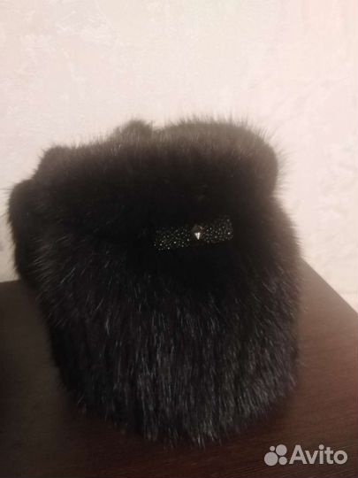 Шапка норковая женская