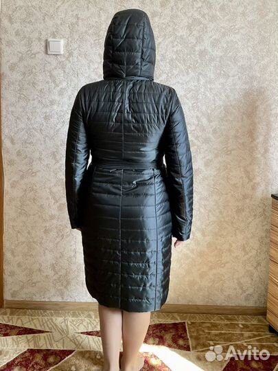 Пальто стеганое женское 44