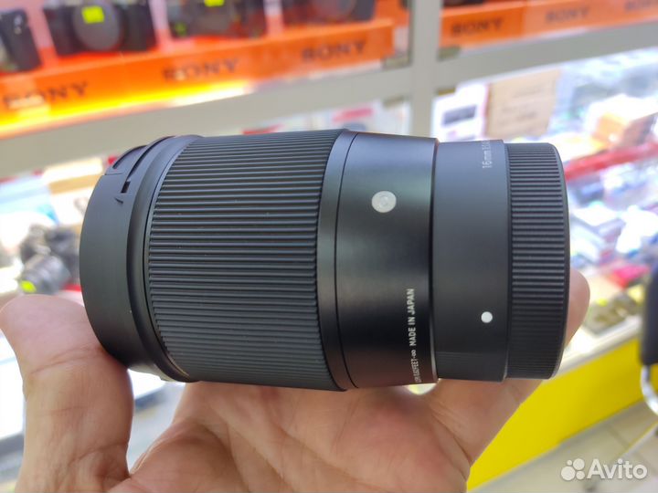 Sigma 16mm f/1.4 DC DN Sony E витрина S№55154655