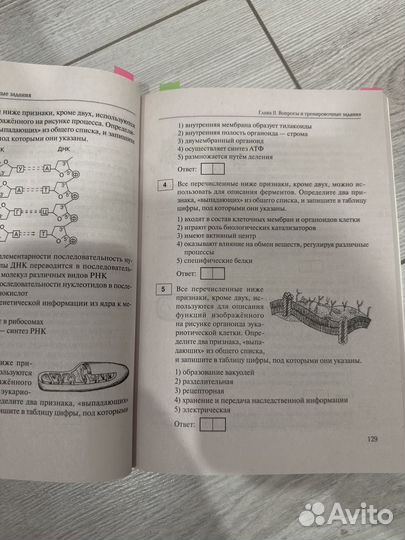 Биология ЕГЭ молекулярная биология