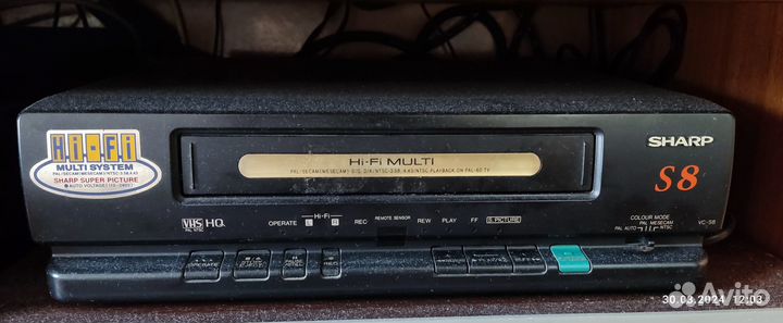 Видеомагнитофон sharp S8