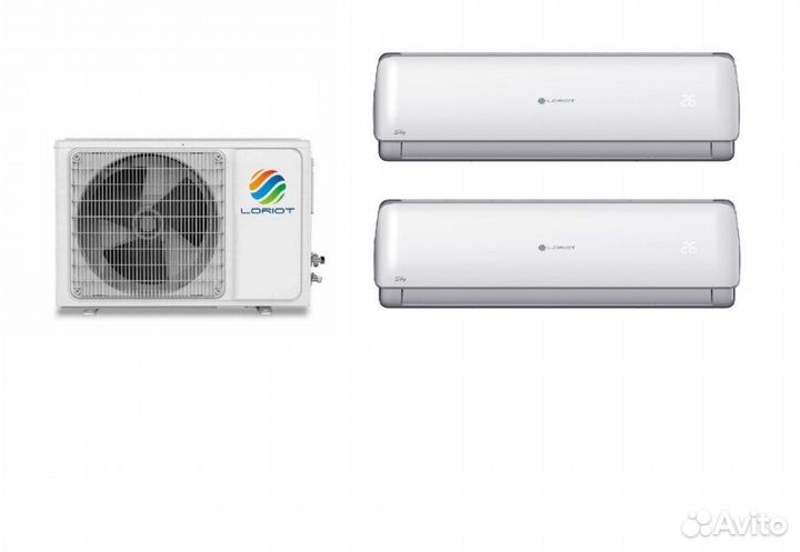 Мульти сплит система LAC-14AIM-OUT+LAC-07AIM-IN*2