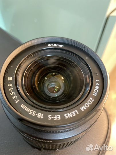 Объектив canon ef 18 55 kit