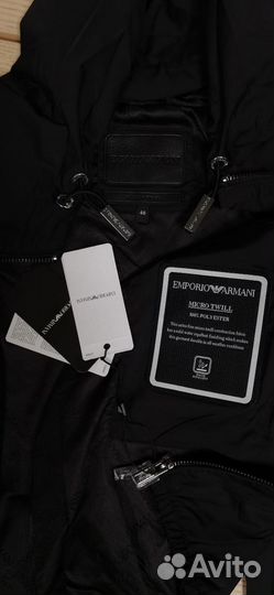 Новая куртка ветровка Emporio Armani оригинал