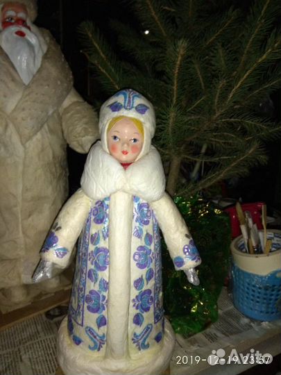 Дед Мороз(50см+) и Снегурочка как в детстве