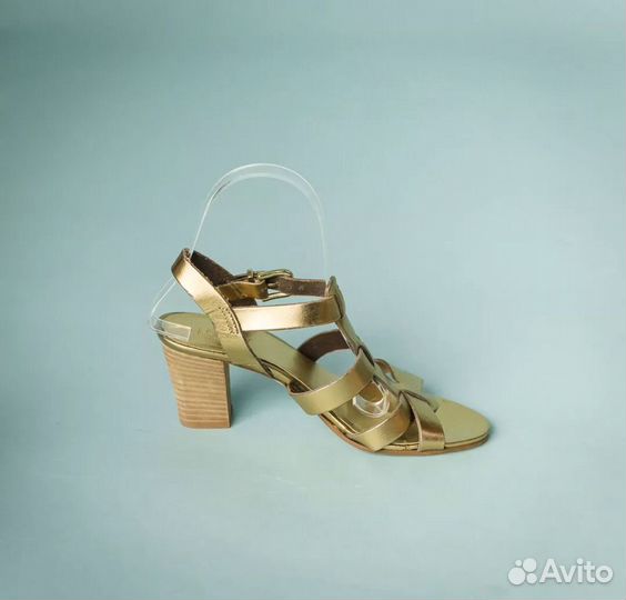 Босоножки золотистые J Crew