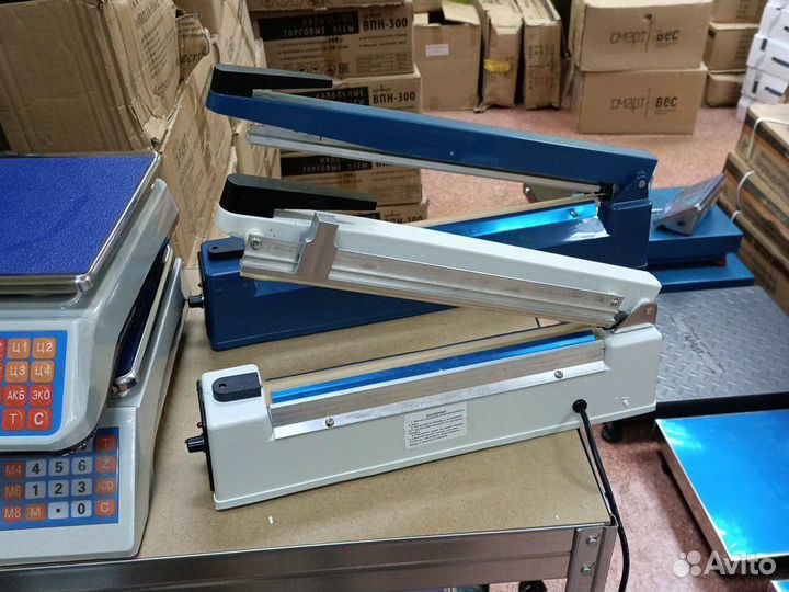 Запайщик пакетов с ножом. Новый