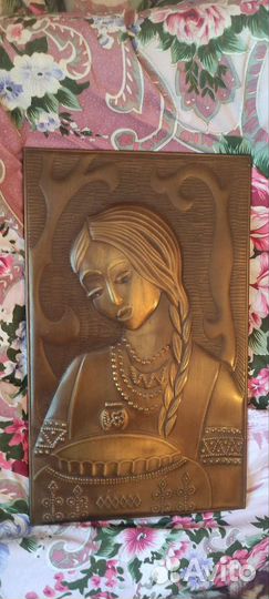 Чеканка медная СССР