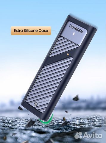 Ugreen M.2 NVMe SATA SSD адаптер внешний 10 Гбит/с