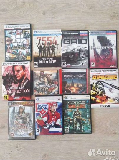 Компьютерные игры диски для пк