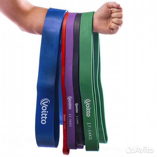 Резиновая петля Voitto (5-22 кг), черная