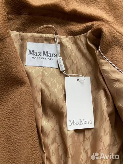 Пальто женское max mara 42 44 S/M camel