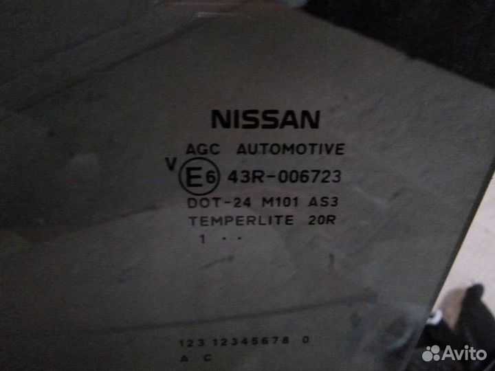 Стекло двери задней левой nissan juke juke (F15) 2