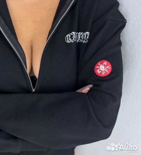 Худи cavempt oversize черная