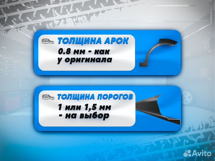 Ford Focus 2 хэтчбек 3 двери пороги и арки Новочебоксарск