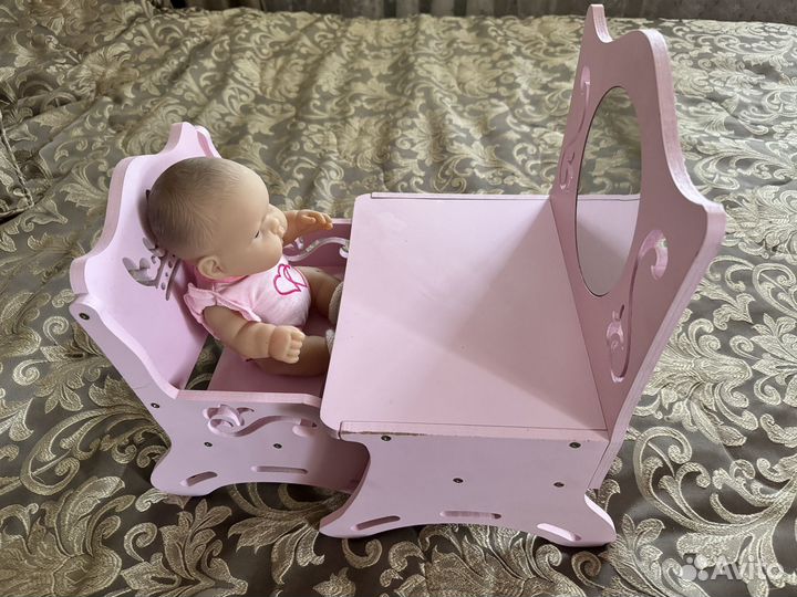 Столик и стульчик для кукол и пупсов