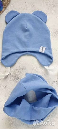Комплект шапка и снуд детский