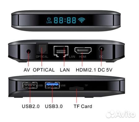 Мощный A95X F3 Air на 4/32Gb tv box TV Android 9,0