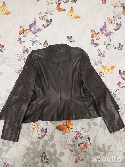 Куртка кожаная женская размер 38-40
