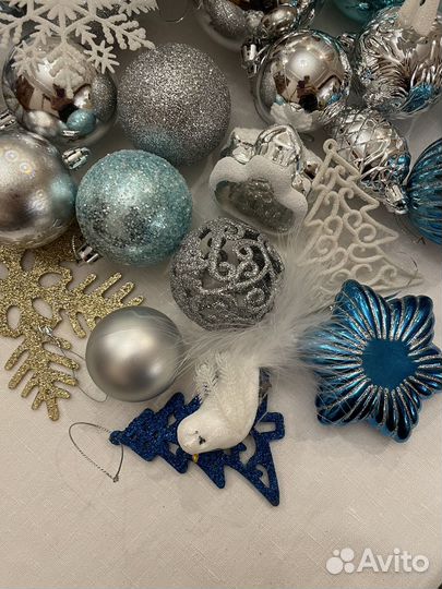 Елочные игрушки пакетом