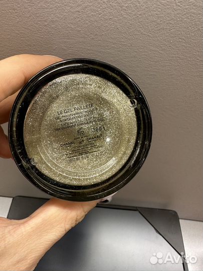 Chanel гель для лица И декольте с блёстками