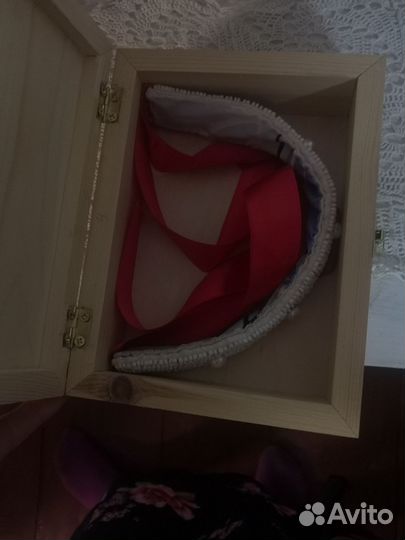 Украшение на шею из бисера