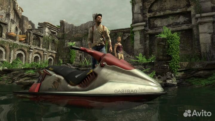 Uncharted: Drake's Fortune. Remastered PS4, русска