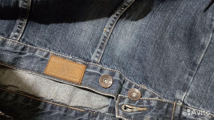 Джинсовый костюм мужской, размер 48, Lamborghini