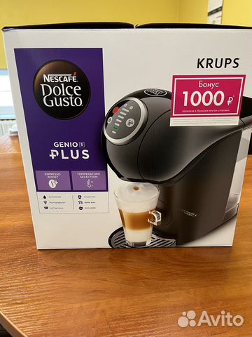 Капсульная кофемашина dolce gusto krups Genio S+
