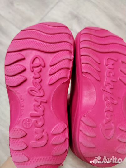 Сапожки из эва для девочки 23