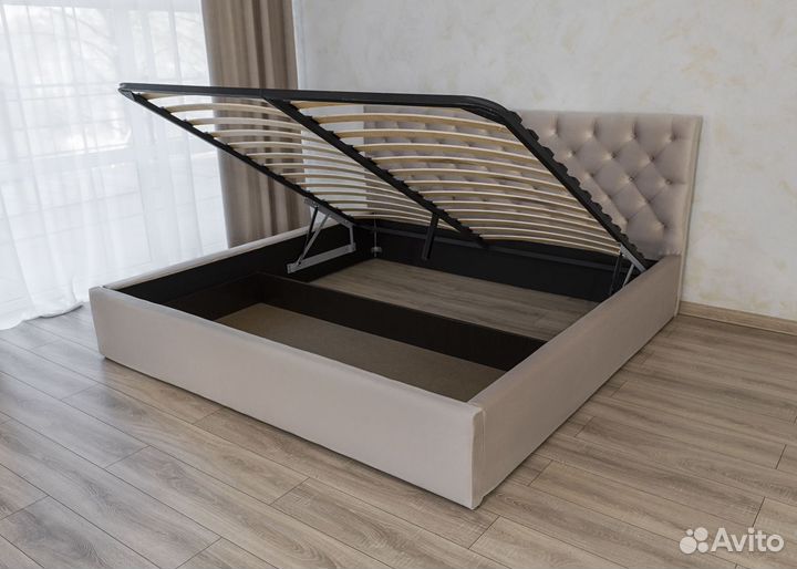 Кровать с подъемным механизмом 200х200 барокко