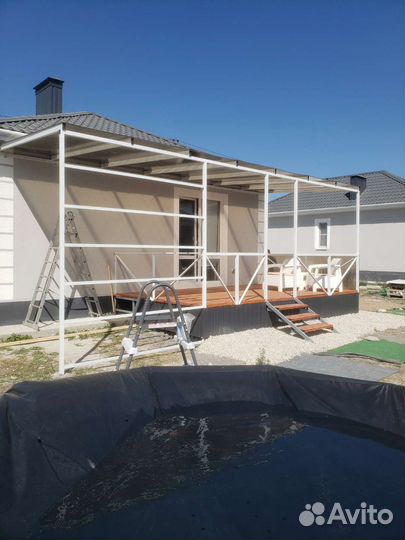 Сварочные работы. Заборы. Навесы. Ворота. Терасса