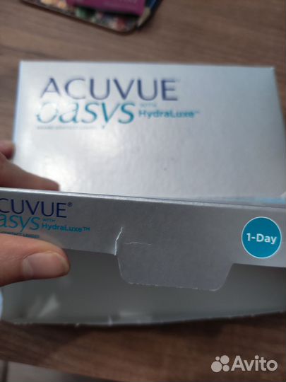 Линзы acuvue oasys однодневные -5