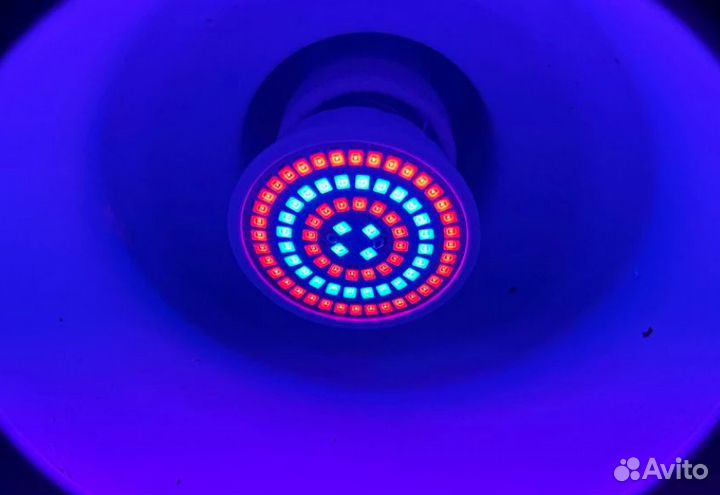 Фитолампа E27 80 leds 220 в