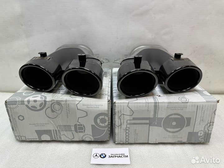 Насадки глушителя AMG Mercedes W205 W206 X253 X254