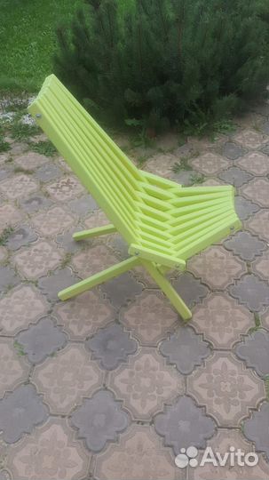 Кресло шезлонг Кентукки складное деревянное