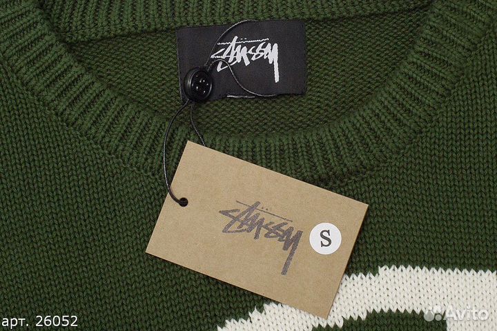 Свитер stussy Зелёный