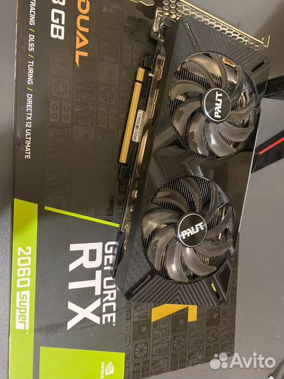Видеокарта rtx 2060 super 8gb