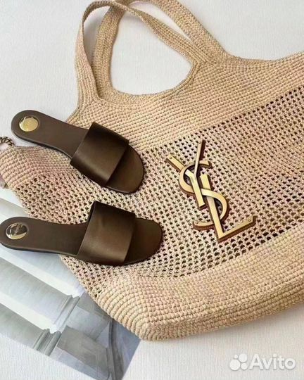 Сумка плетеная Saint Laurent