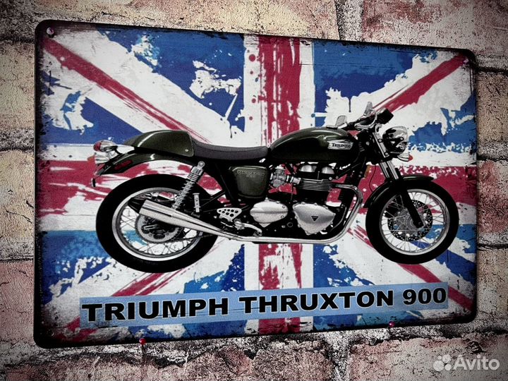 Декор на стену Triumph Thruxton 900