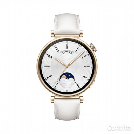 Huawei Watch GT4 41mm Aurora White Leat