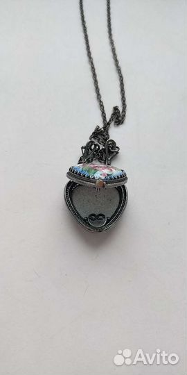 Финифть комплект кулон, серьги,кольцо