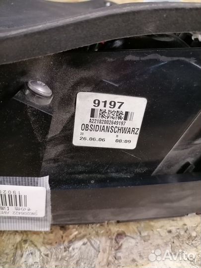 Фонарь задний правый Mercedes Benz W221